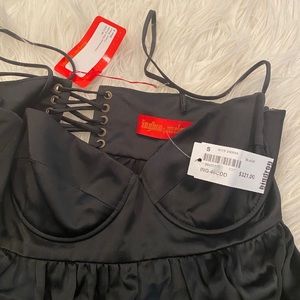 New Ingwa Melero midi dress in black